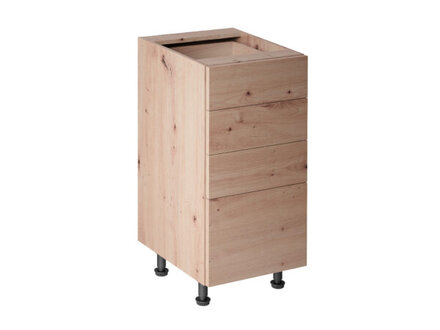 Schubladenkommode Unterschrank mit Schubkastenfronten Küchenschrank