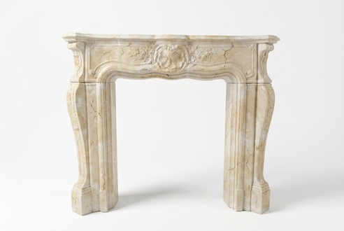 Kamin Ofen Verkleidung Umrandung Marmor Stil Dekoration Barock Klassische