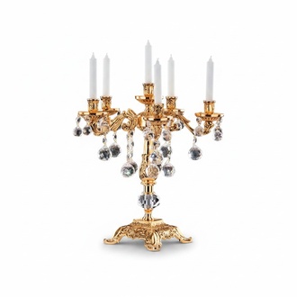 Kerzenständer Kerzenleuchter Kerzenhalter Tischleuchter Elegant Gold