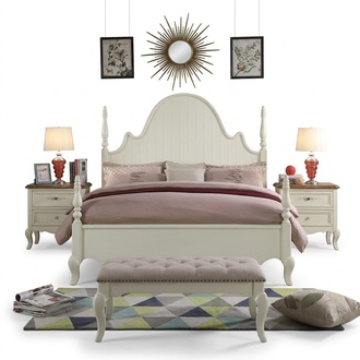 Set 3tlg Bett Doppelbett Klasse Schlafzimmer Betten 2x Nachttisch Holz 3tlg. Neu