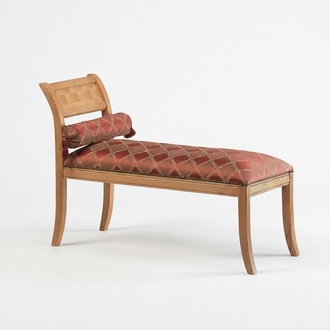 Klassische Chaiselongue Wohnzimmer Lounge Sitzmöbel Neu Textil Möbel