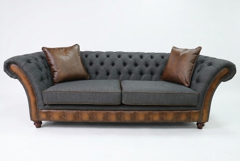 Klassische Chesterfield Couch - Luxus Designer Sofa - Stil Möbel -jvmoebel ®