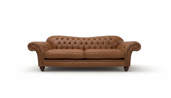 Klassische Chesterfield Leder Couch Sofa 3 Sitzer Sitz Couchen Sofas Polster