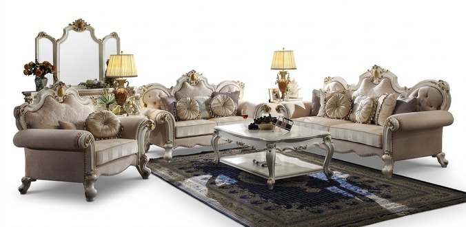 Klassische Design Sofagarnitur 3+2 Sitzer Garnitur Sofa Luxus Sofas 2 tlg Set