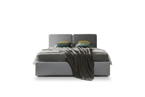 Klassische Designer Bett Schlafzimmer Textil Leder Polster 140x200 Möbel Gestell