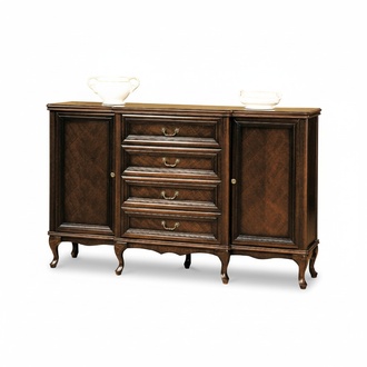 Klassische Kommode Kommoden Kommodenschrank Antik Büro Schrank Sideboard W-K4Sz