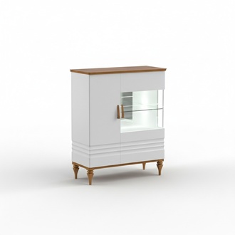 Klassische Kommode Vitrine Kommoden Vitrinen Kommodenschrank Schrank TO-KBL