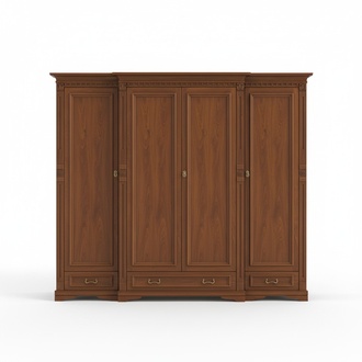 Klassische Schränke Schrank Schrankwand Kleiderschrank Massiv Kolonial Stil O4D