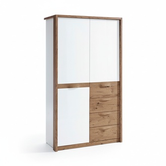 Klassische Schränke Schrank Eckschrank Kleiderschrank Holzschrank - CM-2D
