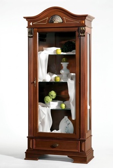 Klassische Vitrine Schrank Wohnzimmer Vitrinenschrank Vitrinen Schrank Barock