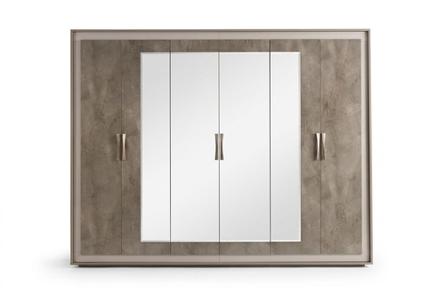 Klassischer Antik Stil Kleiderschrank Schrank Holz Garderobe Schlafzimmer Neu