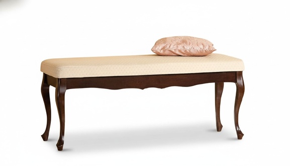 Klassischer Hocker Ottomane Fußhocker Chippendale Royal Sitzhocker Model W-Bsz