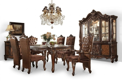 Klassischer Luxus Tisch Holz Tische Barock Rokoko Antik Stil Ess Wohn Zimmer neu