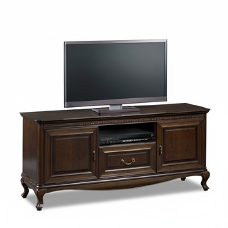 Klassischer TV Sideboard Echtes Holz Kommode Board Schrank Kommoden Model VRTVB