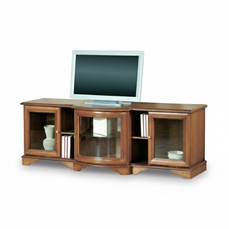 Klassischer Unterschank Fernsehschrank TV Schrank RTV Kommode Landhaus Z1-RTV