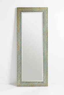Klassischer Wandspiegel Holzrahmen Spiegel Möbel 180x90 Hängespiegel Wohnzimmer