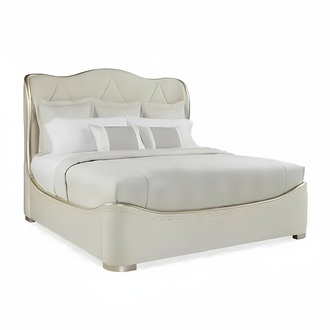 Klassisches Bett Modern Hotel Betten Polsterbett Doppelbett Textil Neu 180x200cm