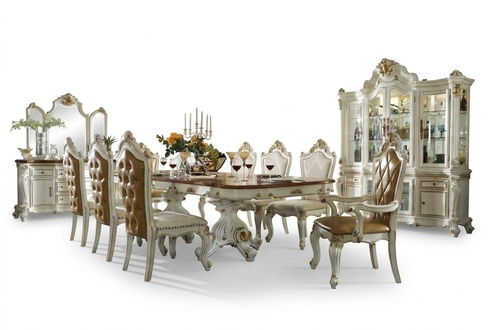 Klassisches Esszimmer 8x Stühle Komplette Garnitur Barock Rokoko Anricht 10tlg