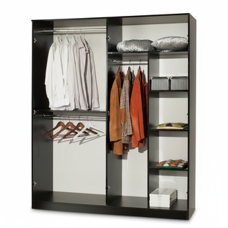 Kleider Schrank Designer Hochglanz Kleiderschränke Möbel Wohnen Holz Hochglanz