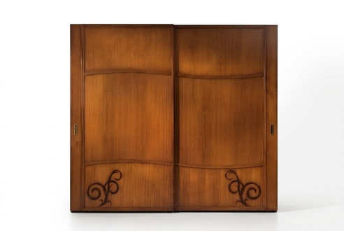 Kleiderschrank Schiebetüren Schlafzimmer Schrank Wand Schränke Holz Schwebetüren