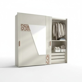 Kleiderschrank Schlafzimmer Sechstüriger Schrank Holz Schlafzimmer Schrank