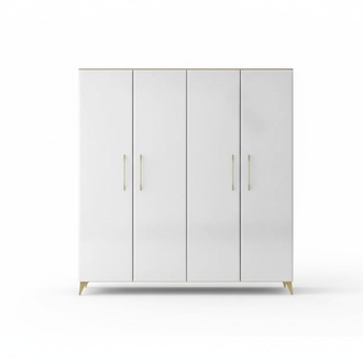 Kleiderschrank Schlafzimmer Sechstüriger Schrank Holz Kleiderschränke