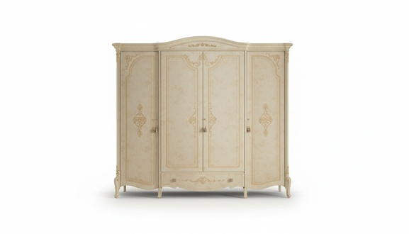Kleiderschrank Schrankk Barock Stil Holz Möbel Klassische Schlafzimmer Schränke
