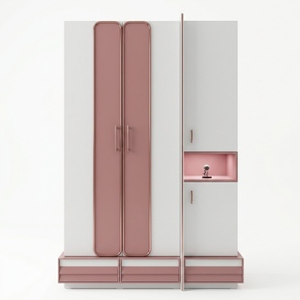 Kleiderschrank Schrank Schlafzimmer Schränke Zweifarbig Jugend Kleiderschränke