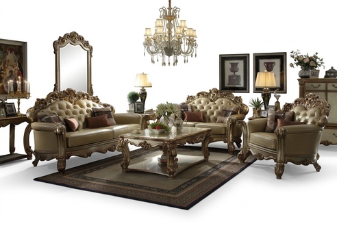 Königliche Sofagarnitur 3+2 Sitz Gruppe Sofa Couch Polster Garnitur Chesterfield