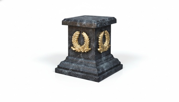 Kolonial Stil Säule Podest Antik Design Element Säule Ständer Blumen