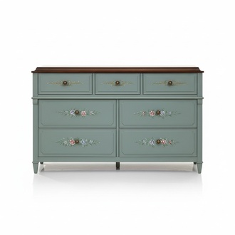 Kommode 150cm Sideboard Schrank Anrichte holz Schrank Möbel Kommoden Massivholz