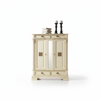 Kommode Anrichte Schrank Sideboard Garderobe Italienische Möbel Antik Stil Holz