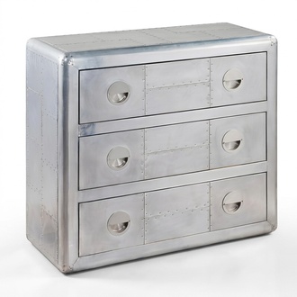 Kommode Design Möbel Vintage Retro Schrank Schubladenregal Flugzeug Aviater