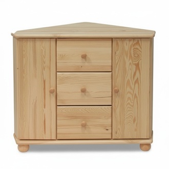 Kommode Eckkommode Ecke Eck Kommoden Kommodenschrank Echtholz Holz Handarbeit
