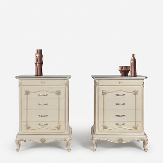Kommode Holz Sideboard Schrank Schränke Italien Kommoden Wohnzimmer Hochschrank