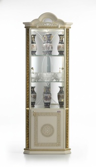 Kommode Regal Holz Vitrine Schrank Anrichte Schränke Klassische Eckvitrinen Neu