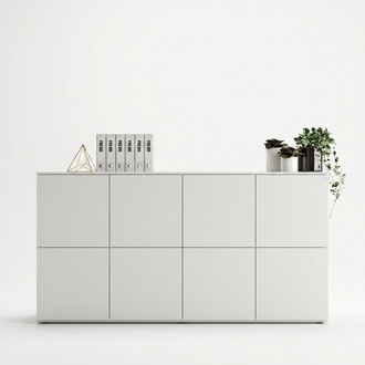 Kommode Sideboard Anrichte Highboard Kommode Weiß Schrank Wohnzimmer Holz Neu