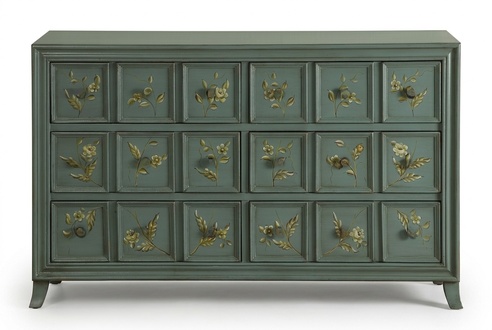 Kommode Sideboard Kommoden Sideboards 18 Schubladen Apotheken Schrank
