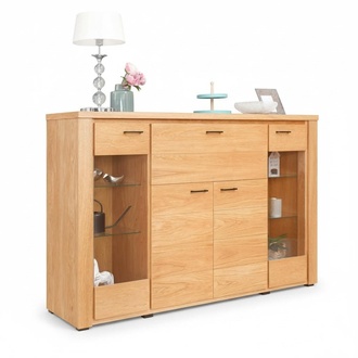 Kommode Vitrine Kommoden Vitrinen Vitrine Schrank Sideboard Schrank Echt Holz