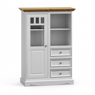 Kommoden Regal Holz Schrank Schränke weiss Anrichte Landhaus Kommode Anrichte