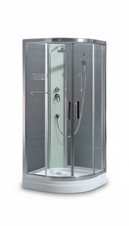 Kompaktdusche Luxus Duschkabine Wellnessdusche Luxusduschkabine 120x120 cm