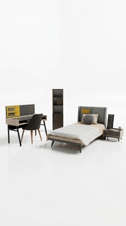 Komplett Kinderzimmer Set Jugendzimmer garnitur Modern Set Kinder Möbel Luxus