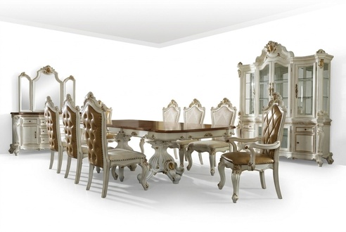 Komplett Set Esstisch 8 Stühle Esszimmer Set Ess Gruppe Holz Tisch Tische 11tlg