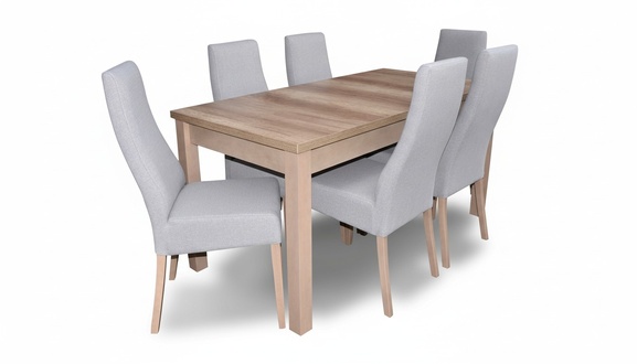 Komplette Esszimmer Garnitur Tisch 6x Lehnstuhl Stühle Luxus Essgruppe Set 7tlg.