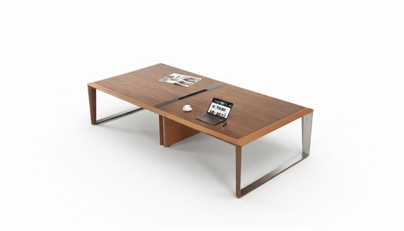 Konferenz Tisch Moderne Kanzlei Besprechungs Tische Büro Möbel Design Leder Neu