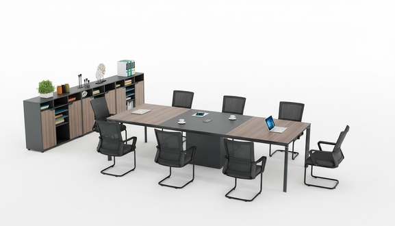 Konferenztisch Büro Kabelkanal Netzwerk Tische Besprechungstisch Meeting Möbel