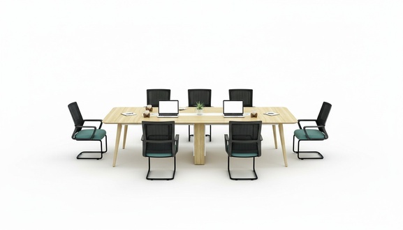 Konferenztisch Büro Tische Besprechungstisch Meeting Möbel Home Office Tisch Neu