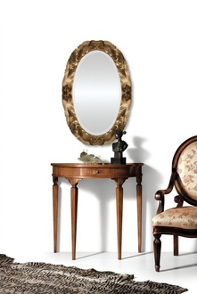 Konsolen Tisch Kommode mit Spiegel Möbel Set Konsole 2tlg. Made in Italy