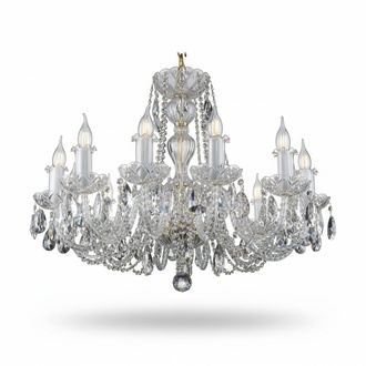 Kron Leuchter Lampe Decken Lampen Kristall Leuchten Beleuchtung Bohemia