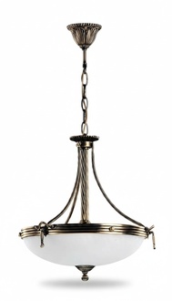 Kronleuchter Deckenleuchter Lüster Modern Deckenlampe Weiß Glas Lampen